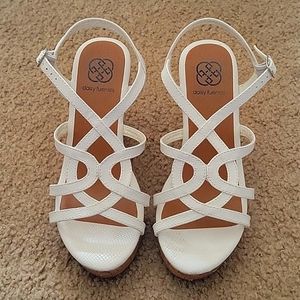 Strappy Wedge Heel